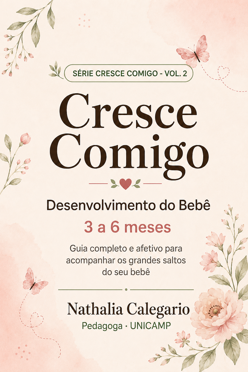 Cresce Comigo: Desenvolvimento do Bebê: 3 a 6 meses (Vol. 2)